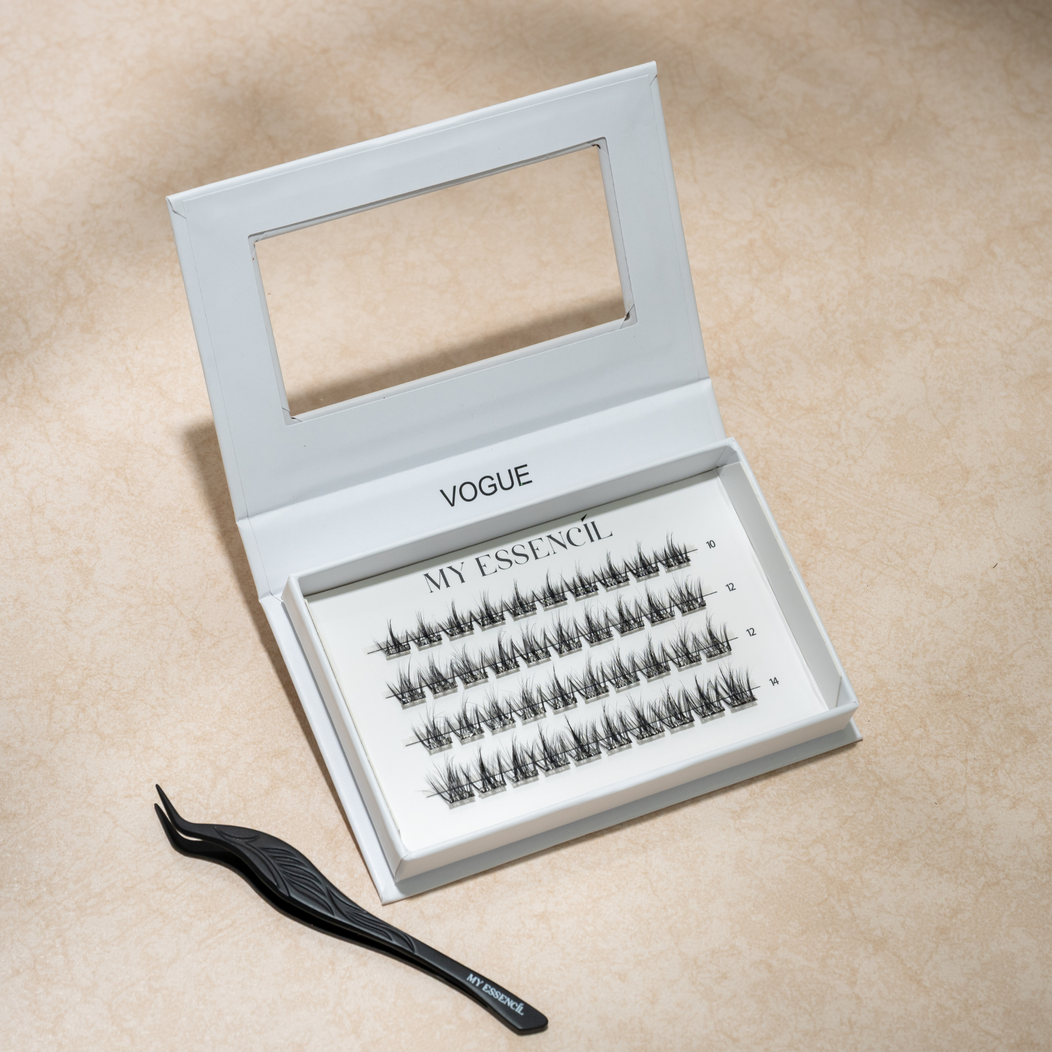 Kit Press On : faux cils Press On & Pince applicateur