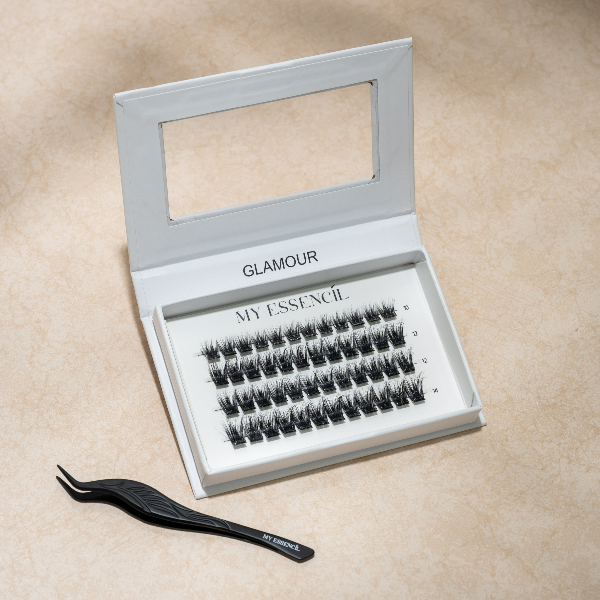 Kit Press On : faux cils Press On & Pince applicateur