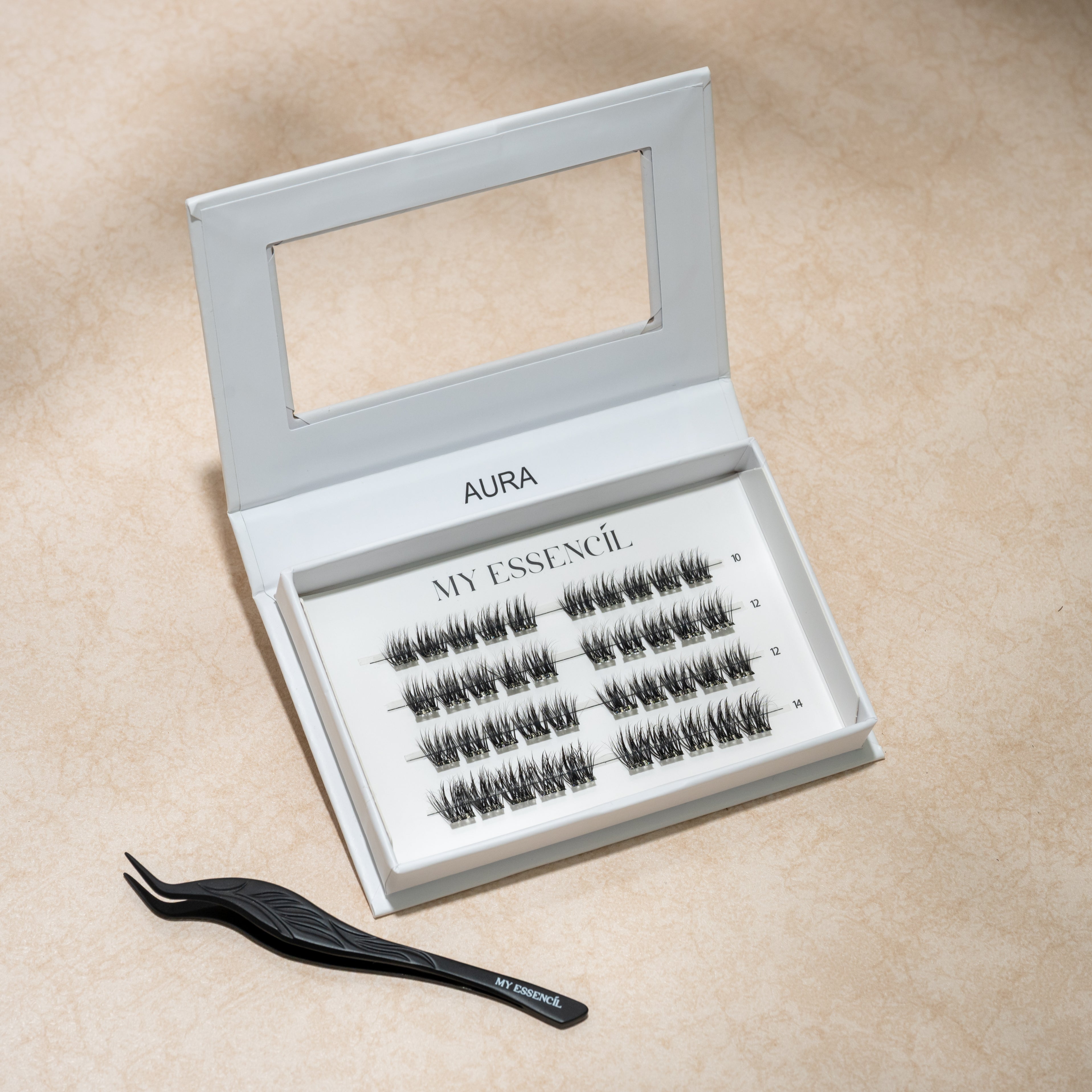 Kit Press On : faux cils Press On & Pince applicateur