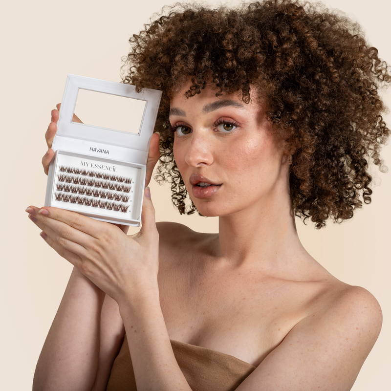 HAVANA - FAUX CILS PRESS ON MARRON BRUN