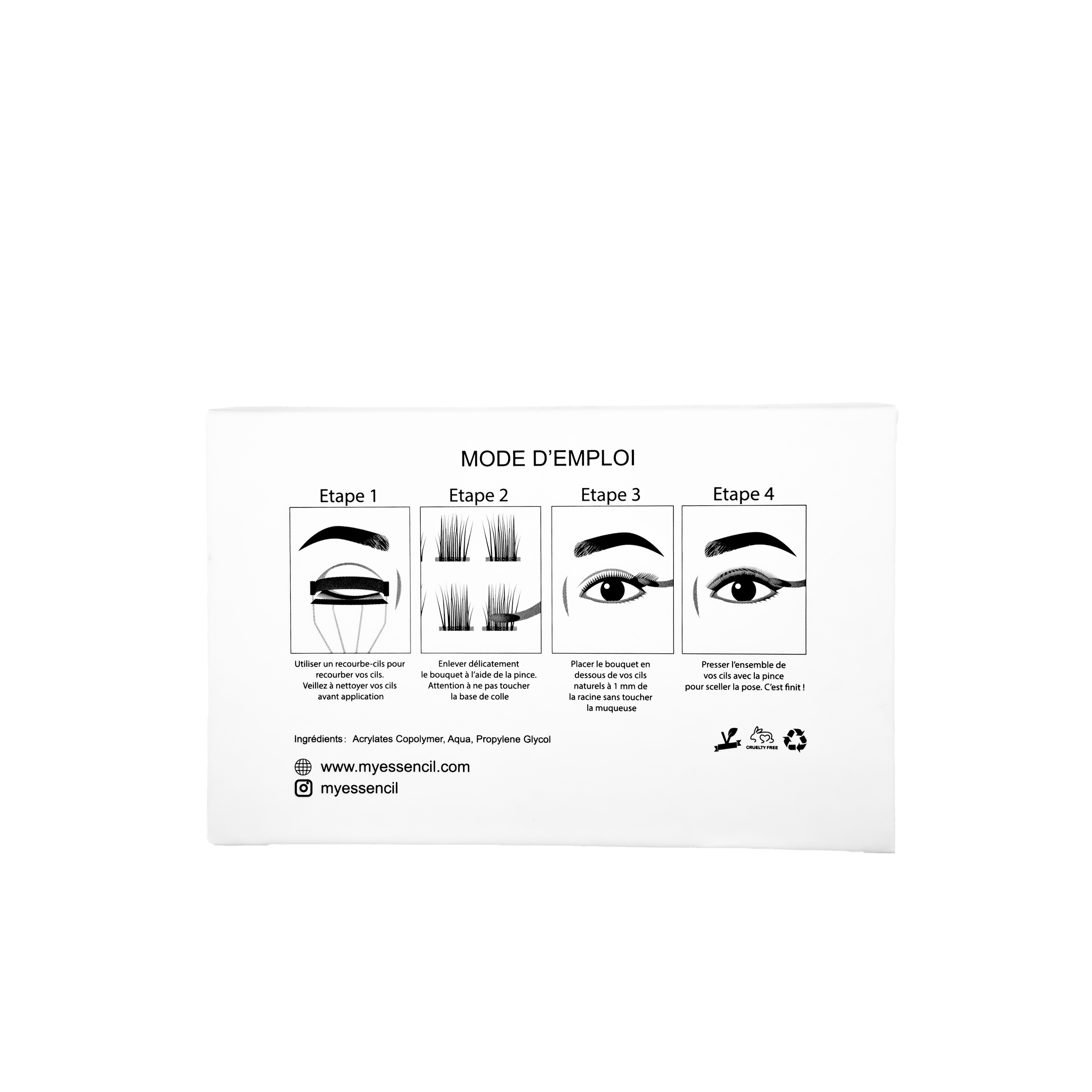 PURE - FAUX CILS PRESS ON