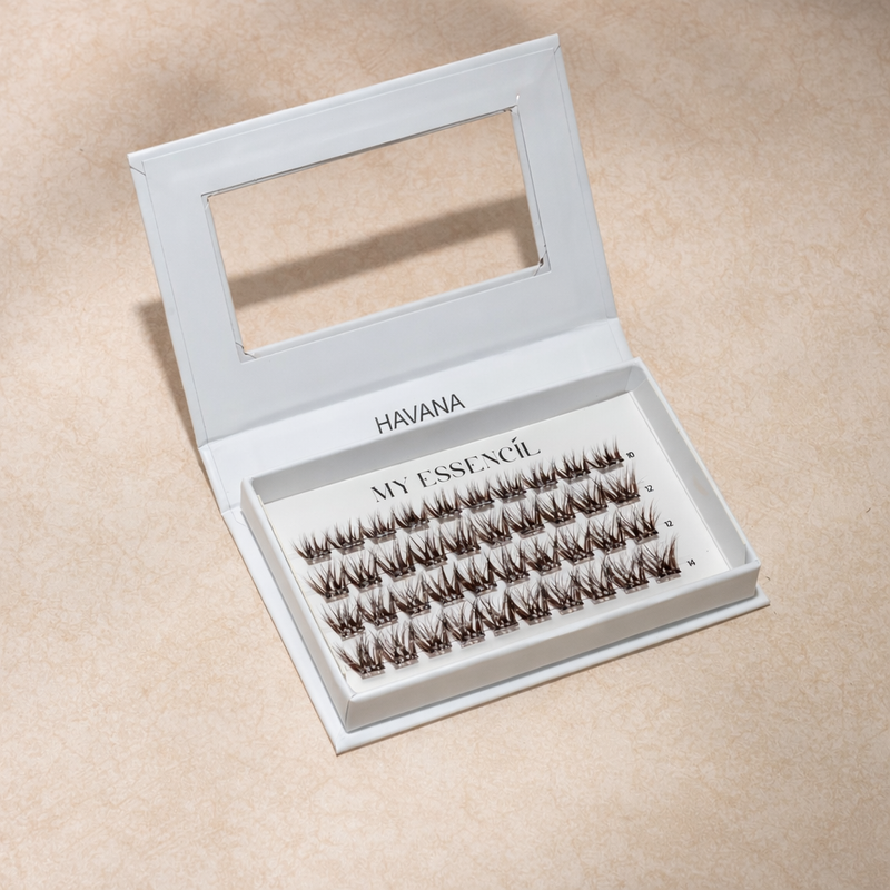 HAVANA - FAUX CILS PRESS ON MARRON BRUN