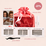 Summer Elite Pack — 5 boxes of pre-glued false eyelashes of your choice + Tweezers | Free Mini Bag
