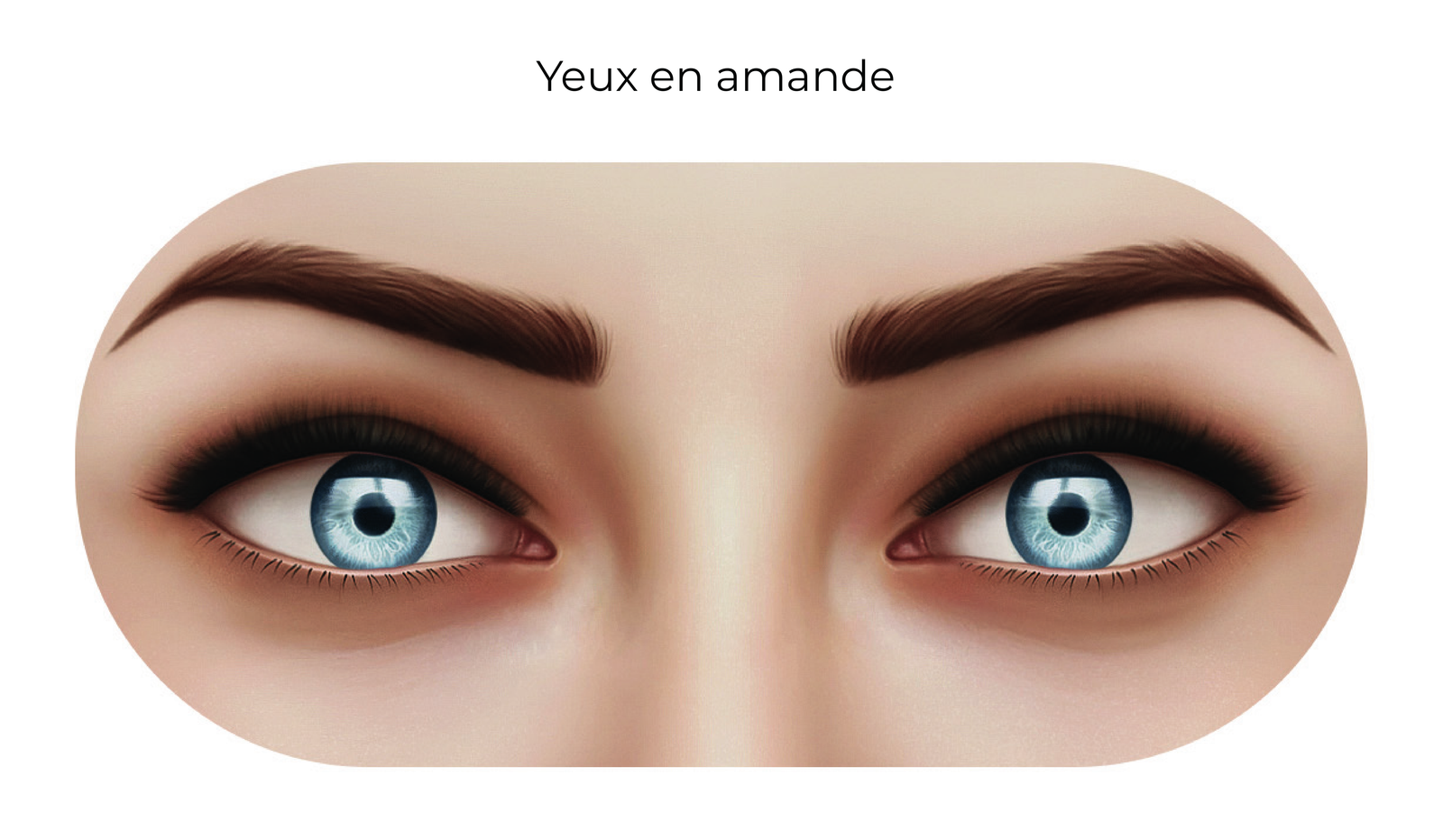 Yeux en amande
