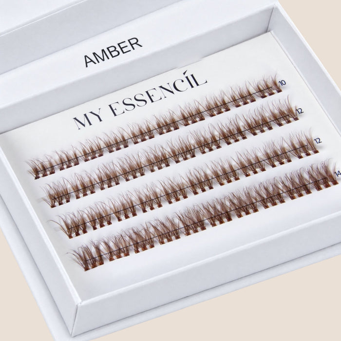 Boîte de faux-cils pré-collés My Essencil modèle Amber